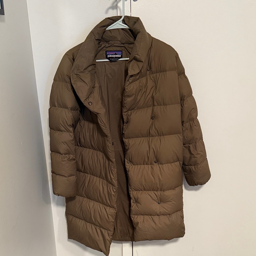 Brown Patagonia Puffer Coat